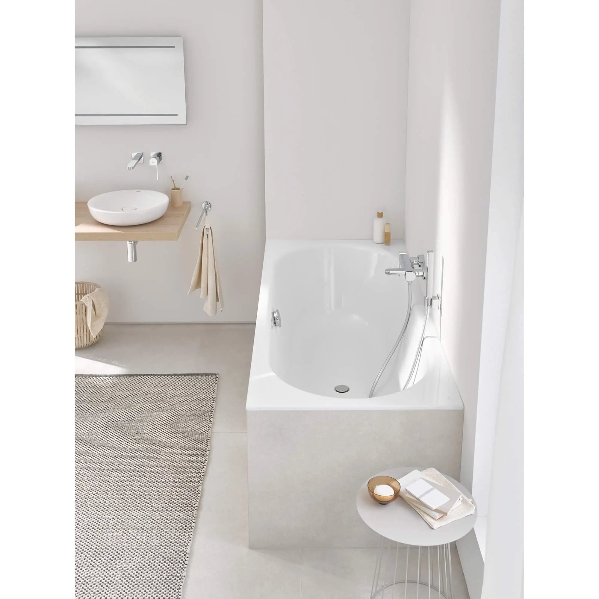 Euphoria Wall Mount Hand Shower Holder // GROHE CHROME // 1259_27693000-wall-hand-shower-holder-enviro-2_CDNwebp.webp