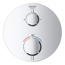 Product Image for Grohtherm Dual Function 2-Handle Thermostatic Valve Trim
