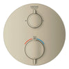 Grohtherm Dual Function 2-Handle Thermostatic Valve Trim // GROHE BRUSHED NICKEL // 13623_24133en0-grohtherm-dual-function-2-handle-thermostatic-trim-brushed-nickel-infinityfinish-3_CDNwebp.webp