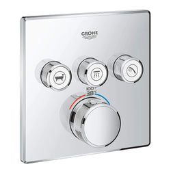 Product Image for Grohtherm Triple Function Thermostatic Valve Trim