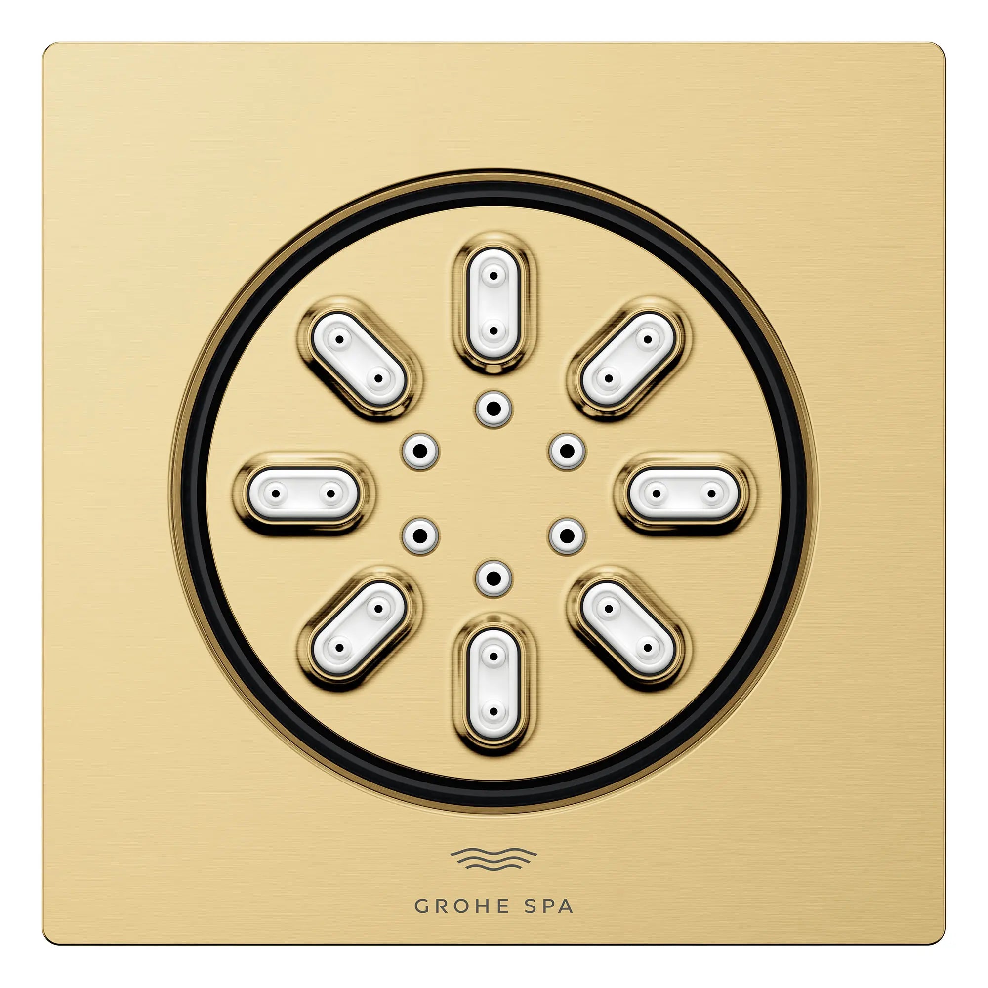 Rainshower Rainshower Body Spray, Square - 2 Sprays, 0.9 GPM (3.4 L/min) // Brushed Cool Sunrise (Brushed Gold) // 164304_Aqua_SiloFront_26845GN0_0001_Feb2023_CDNwebp.webp