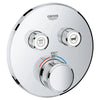 Grohtherm Dual Function Thermostatic Valve Trim // GROHE CHROME // 164593_29137000_CDNwebp.webp