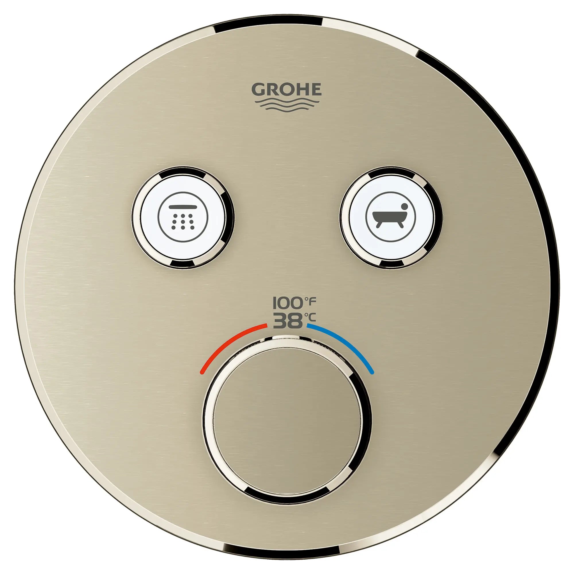 Product Image for Grohtherm Dual Function Thermostatic Valve Trim