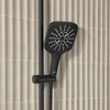 Rainshower Hand Shower - 3 Sprays, 1.75 GPM (6.6 L/min) // MATTE BLACK // 177115_SmartActive_EnvironmentCloseUp_266032430_265522430_0001_Sept2023_CDNwebp.webp