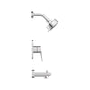 [1053800000] Grohe Cubeo Pressure Balance Valve Tub/Shower Trim Kit - GROHE CHROME