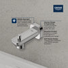 [1019240000] Grohe Cubeo Diverter Tub Spout - CHROME