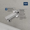 [1019260000] Grohe Cubeo Tub Spout - CHROME
