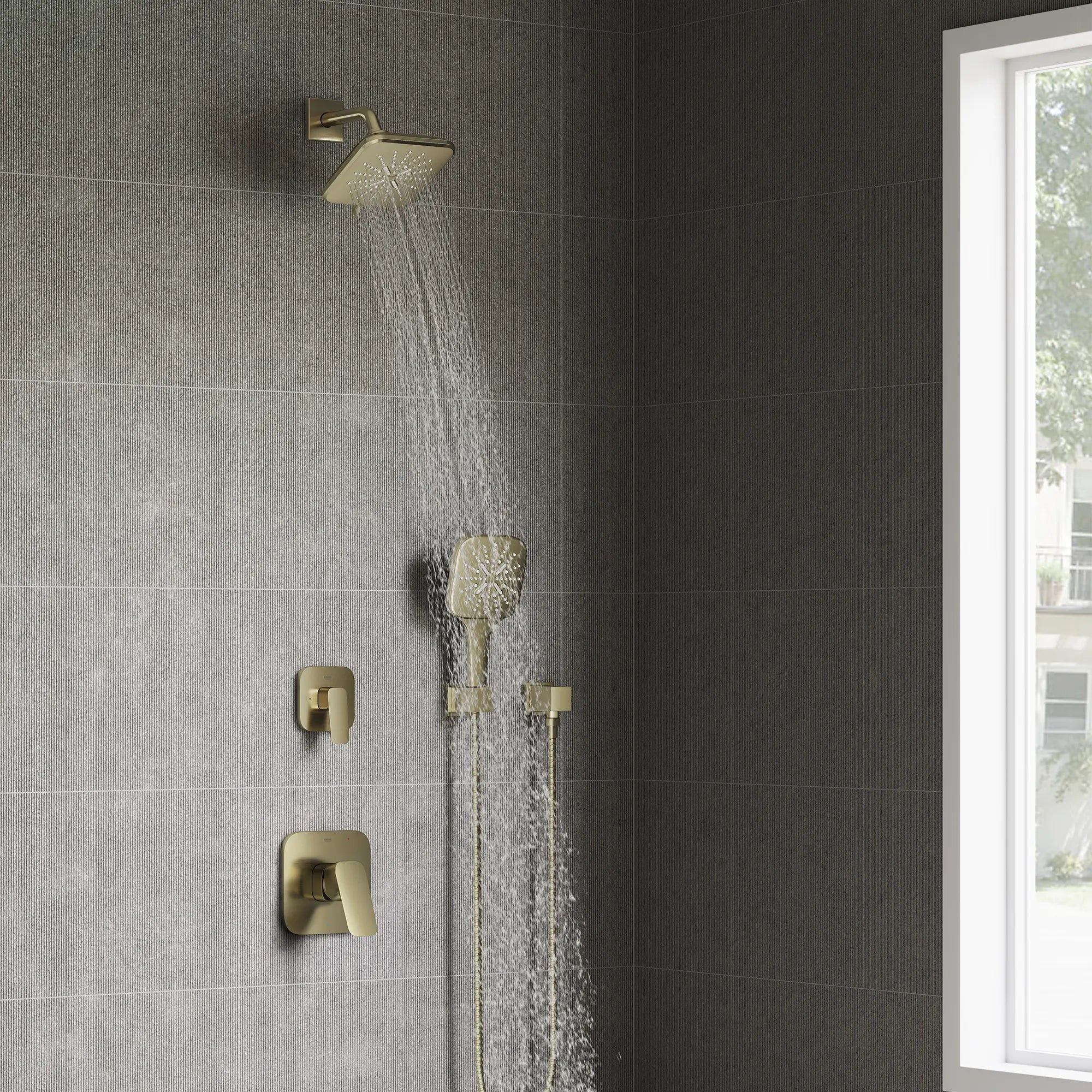 [101929EN00] Grohe Cubeo 2-Way Diverter Trim - BRUSHED NICKEL