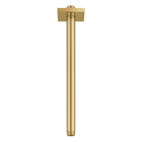 rainshower-12-ceiling-shower-arm-with-square-flange-brushed-cool-sunrise-brushed-gold