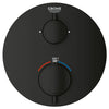 Grohtherm Dual Function 2-Handle Thermostatic Valve Trim // MATTE BLACK // 49815_241332430_1_CDNwebp.webp